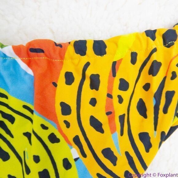 NEW It’s‎ Now Cool square top string bottom bikini in bananas, M - Picture 15 of 15